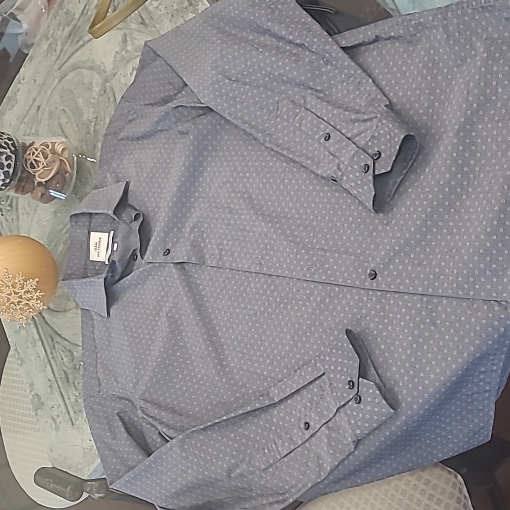 BEN SHERMAN MEN'S GRAY DRESS or CASUAL SHIRT LARGE